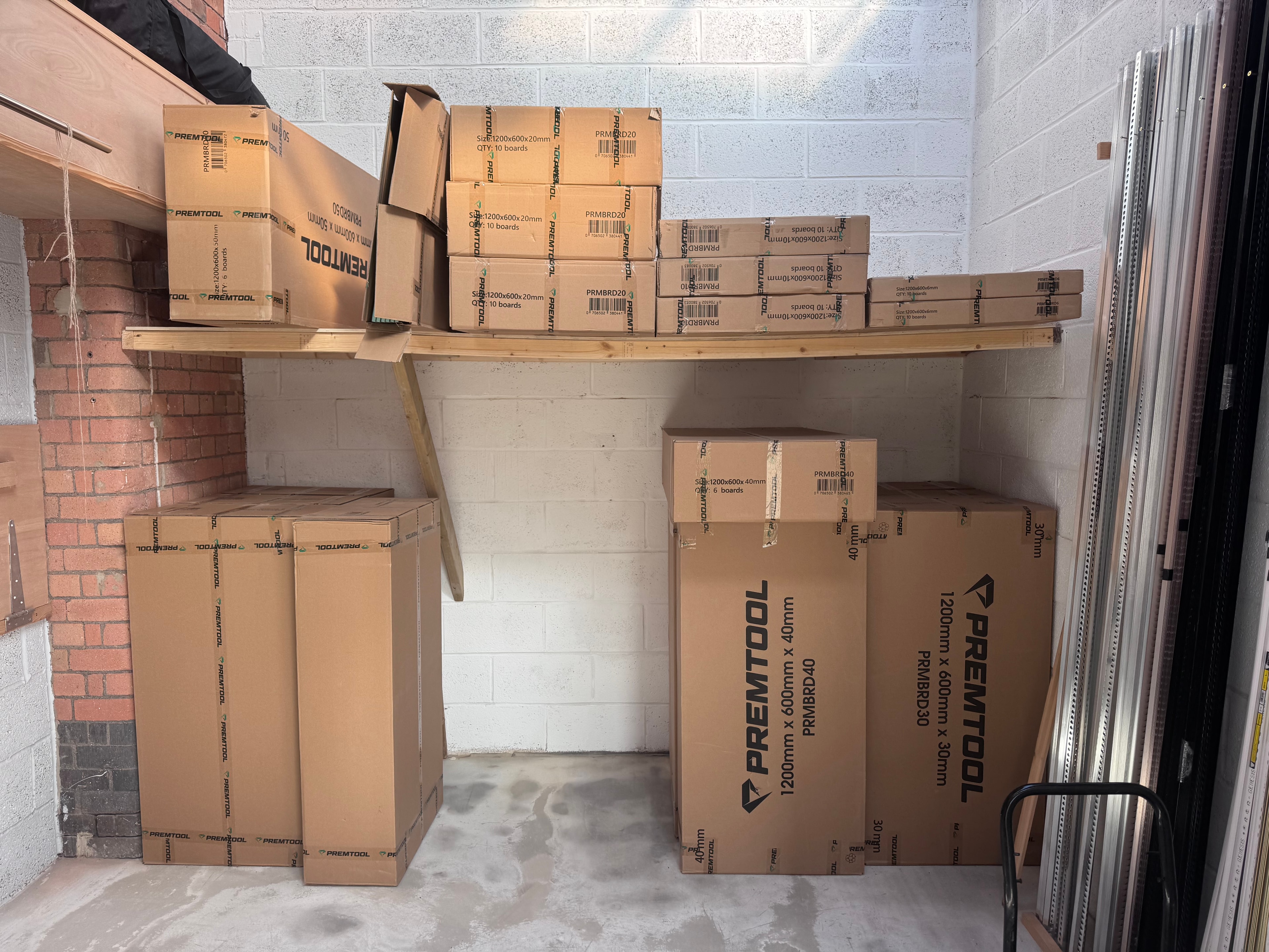 Inside the M Baines trade counter