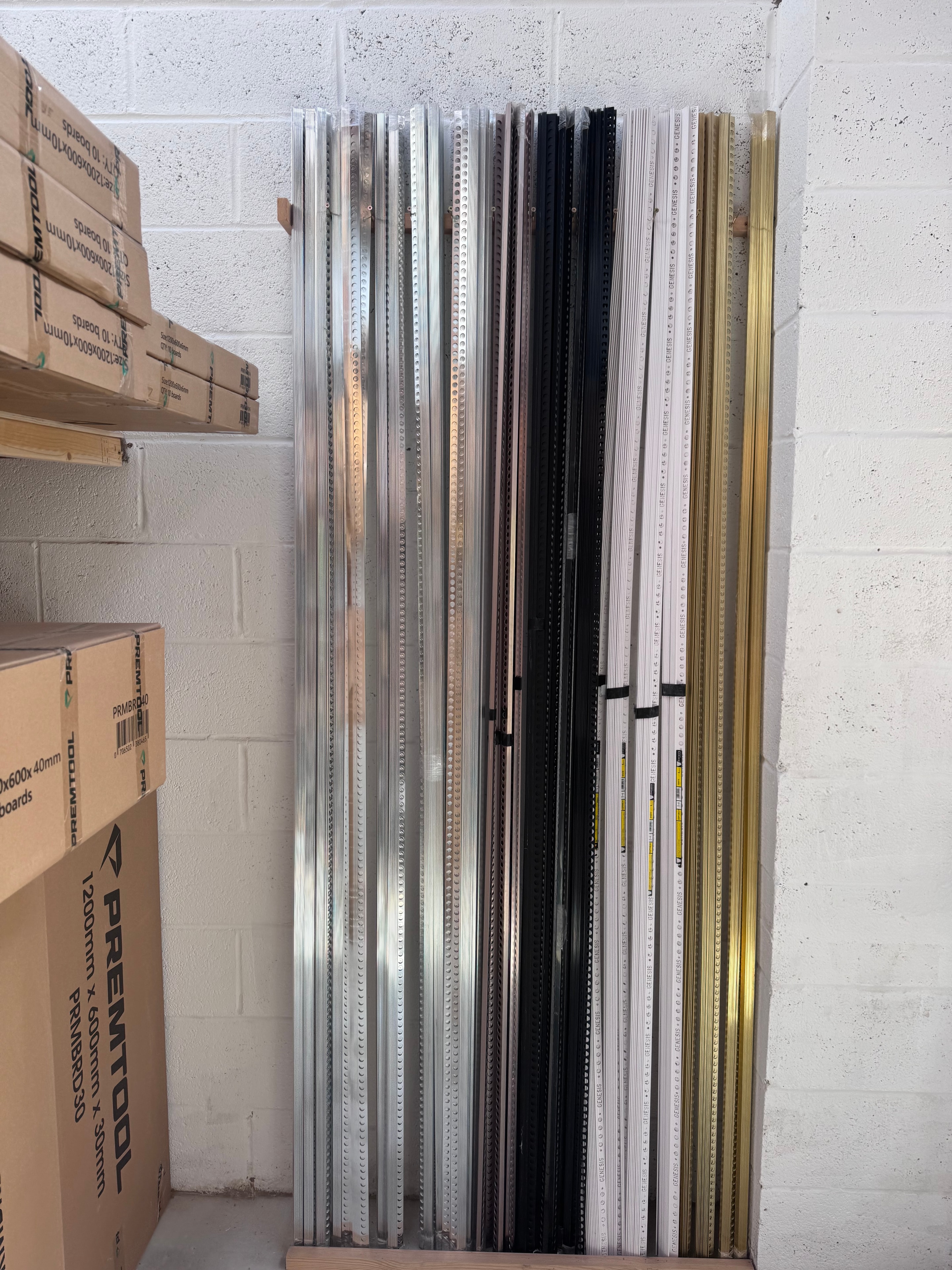 Tiling supplies stocked at the M Baines trade counter